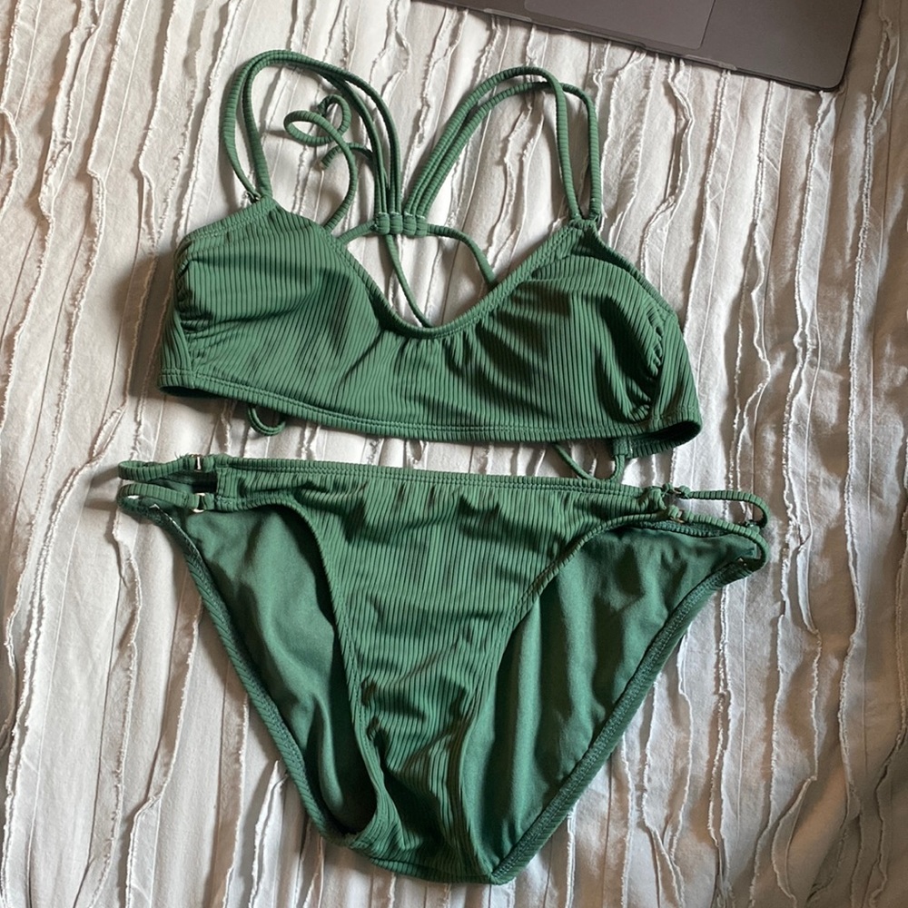 Green Target Bikini
